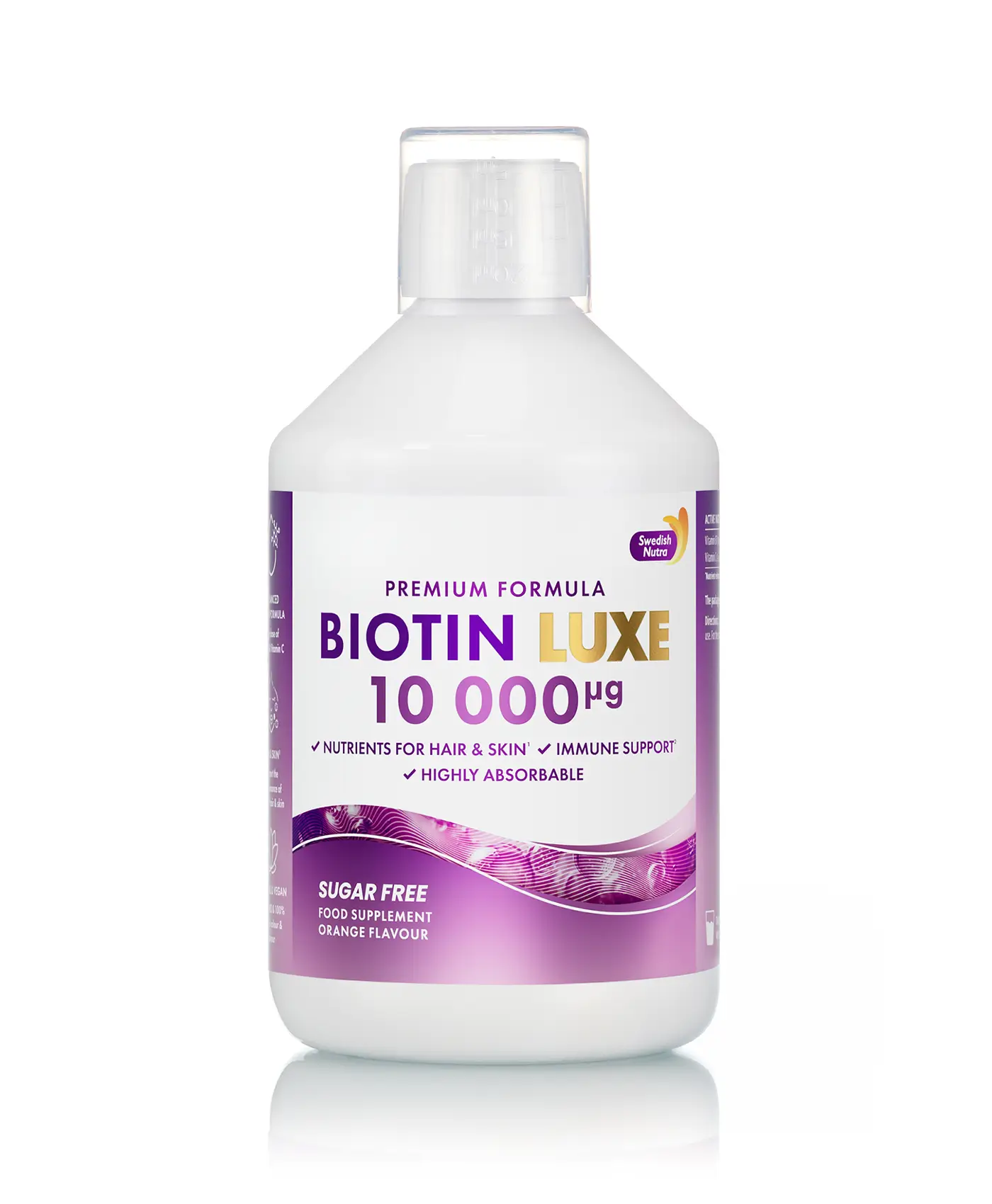 Biotină lichidă 10. 000 mcg - sticlă cu 500ml