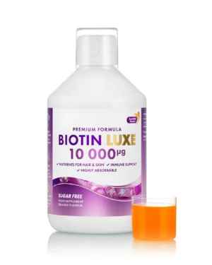 Biotină lichidă 10. 000mcg pentru frumusețe și energie - 500ml - super concentrat - calitate premium