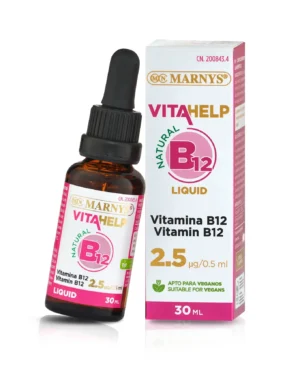 Vitamina b12 lichidă 2. 5 mcg (ciancobalamină) – produs vegan – 30 ml