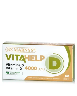 Vitamina d vitahelp 4000 ui – 100% naturală – cutie cu 60 gelule