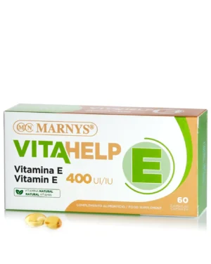 Vitamina E VITAHELP 400 UI, 100% Naturală – Cutie cu 60 Gelule