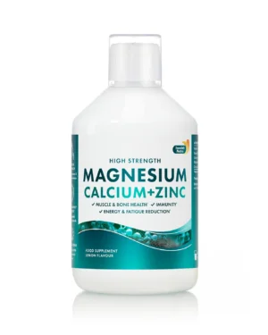 Cal mag lichid – calciu magneziu zinc vitamina d3 vitamina c – produs vegan – sticla cu 500 ml