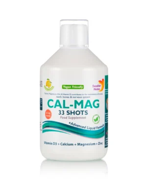 Cal-mag pentru buna funcționare a sistemului osos, nervos și imunitar
