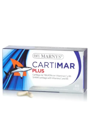 Cartimar Plus – Cartilaj de Rechin + Vitamina C + Vitamina B6 pentru Articulații, Tendoane, Ligamente – 100% Natural – 60 Capsule