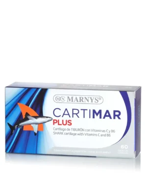 Cartimar plus – cartilaj de rechin + vitamina c + vitamina b6 pentru articulații, tendoane, ligamente – 100% natural – 60 capsule - imagine 2
