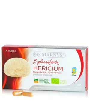 Hericium (Hericium erinaceus, Coama Leului) – Sistem Nervos, Imunitate, Digestie – Produs Organic, 100% Natural – 30 Capsule