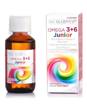 Omega 3+6 Junior – 100% Vegan – Sticlă cu 125 ml