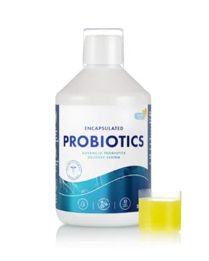 Probiotic Lichid – Complex cu Bifidobacterium lactis Vitamina C L glutamina – Produs Vegan – Sticla cu 500 ml