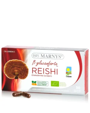 Reishi (Ganoderma lucidum) – Imunitate, Sistem Cardiovascular, Sistem Nervos – Produs Bio, 100% Natural – 30 Capsule