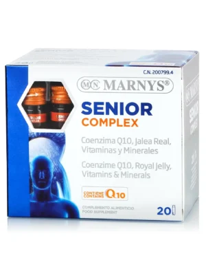 Senior complex – coenzima q10 cu 110mg + lăptișor de matcă + vitamine + minerale - pentru energie, vitalitate și imunitate odată cu înaintarea în vârstă – 20 fiole - imagine 2