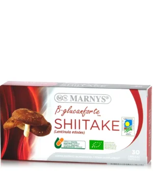 Shiitake (lentinula edodes) – antibacterian, antioxidant, imunitate, energie – produs bio, 100% natural – 30 capsule