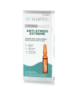 Anti-stress extreme cu hamamelis + trufe + bisabolol pentru calmarea pielii iritate – cutie cu 7 fiole pentru 14 zile de tratament - imagine 2