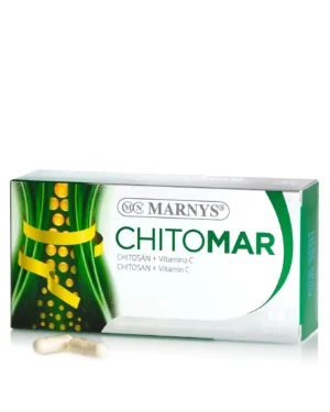 Chitomar – Chitosan 720 Mg + Vitamina C pentru Metabolismul Grăsimilor, Colesterol – 60 Capsule