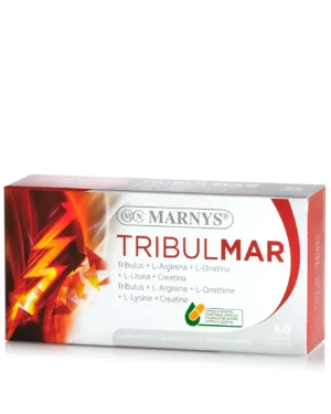 Tribulmar cu tribulus + l-arginină + l-lizină + l-ornitină + creatină pentru dezvoltarea masei musculare, vitalitate și performanțe fizice – 60 capsule vegetale - imagine 2