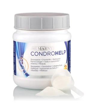 Condrohelp cu colagen marin hidrolizat 5000mg + glucozamină + condroitină + acid hialuronic + vitamina c + cupru + mangan - formulă pentru sistemul osos, articulații, tendoane, cartilaje 350g