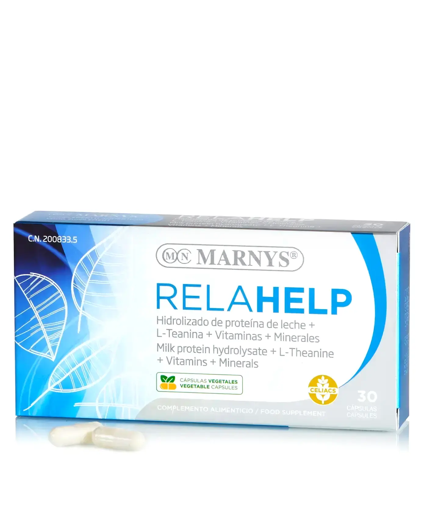 ashwagandha anti stress RELAHELP cu 14 Ingrediente Active – Anti-Stress, Relaxare, Stare de Bine – 30 Capsule