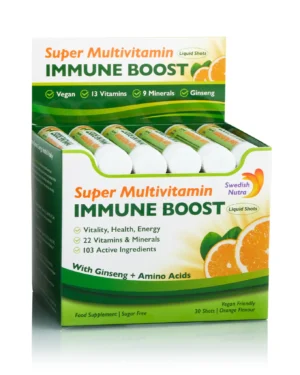 IMMUNE BOOST – Complex cu 103 ingrediente active pentru Imunitate Puternica, Energie, Sistem Nervos si Performante Intelectuale
