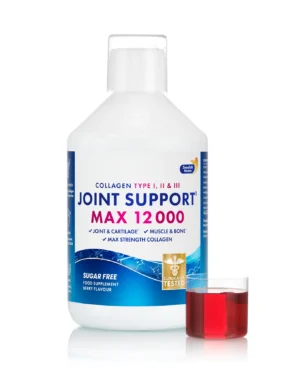 Joint support max – colagen lichid hidrolizat de tip 1, 2 si 3 cu 12. 000 mg