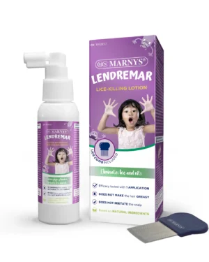 LENDREMAR pentru eliminarea paduchilor si a oualelor acestora - Produs 100% Natural si Organic – Sticla cu 100 ml