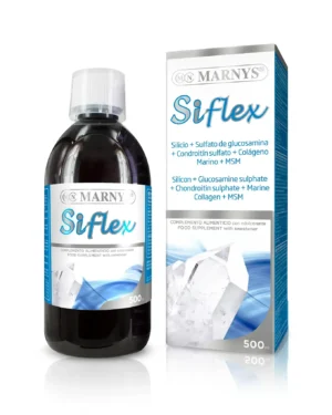 Siflex – Siliciu + Glucozamina + MSM pentru articulatii puternice, oase, cartilaje, ligamente – Sticla cu 500ml