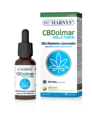Ulei cbdolmar lipozomal cu cbd + melatonina pentru pielea sensibila si uscata – produs vegan - sticla cu 30 ml