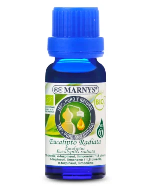 Eucalipt bio 10ml, ulei esential marnys, 100% natural si pur, chemotipat (eucalyptus radiata)