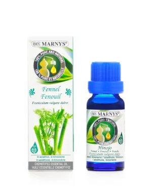 Fenicul 15ml, Ulei Esential MARNYS, 100% Natural si Pur, Chemotipat (Fennel – foeniculum vulgare)