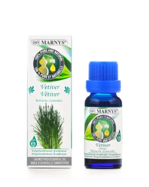 Vetiver 15ml, Ulei Esential MARNYS, 100% Natural si Pur, Chemotipat (vetiveria zizanioides)