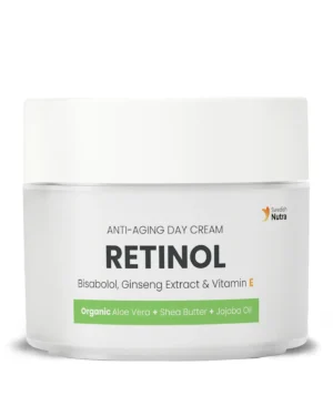Crema de zi anti-rid cu retinol si ulei de jojoba - produs vegan - 50ml