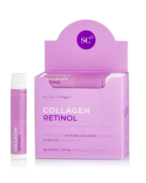 Colagen Retinol - Colagen Marin Hidrolizat Lichid Tip 1 si 3 cu 12.500 mg