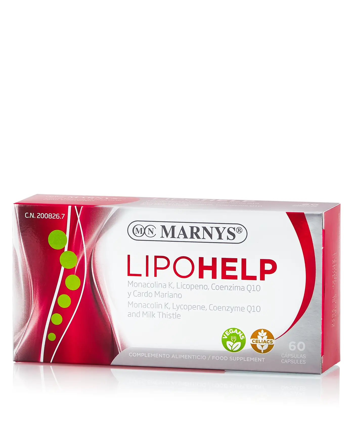 Lipohelp pentru sanatatea inimii si a sistemului cardiovascular – produs vegan – 60 capsule