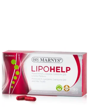 LIPOHELP pentru sanatatea inimii si a sistemului cardiovascular – Produs vegan – 60 capsule