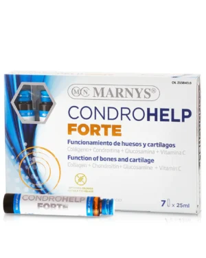 CONDROHELP FORTE - Colagen + Condroitina + Acid Hialuronic + MSM + Turmeric + Vitamine pentru flexibilitatea si mobilitatea articulatiilor, tendoanelor si ligamentelor – 7 Fiole