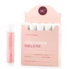 Colagen Deluxe 10 Shots Travel Pack – Colagen Marin Hidrolizat Lichid cu 12.500 mg la doza zilnica + Acid Hialuronic + Biotina + MSM + Zinc + Siliciu + Vitamine – Usor de transportat si administrat