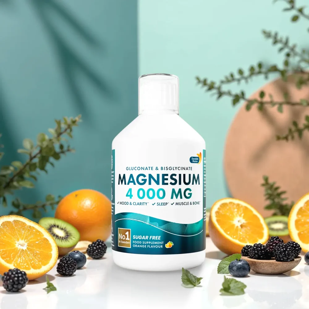 Magneziu 4000 mg - sticla 500 ml swedish nutra