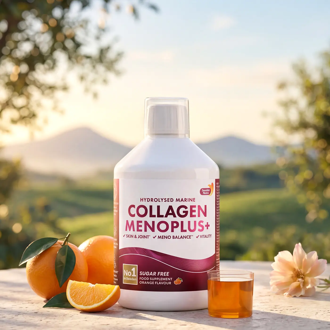 Colagen menoplus 500 ml - supliment complex special conceput pentru echilibru hormonal