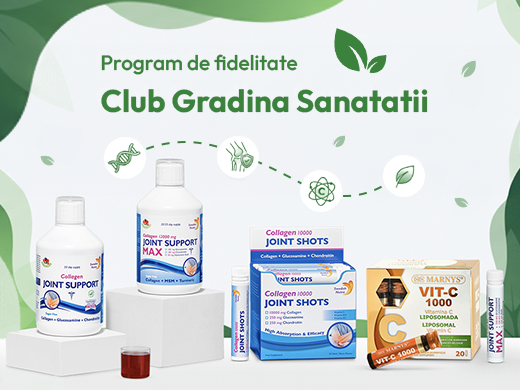 Clienta grădina sănătății care beneficiaza de reduceri prin programul de fidelizare