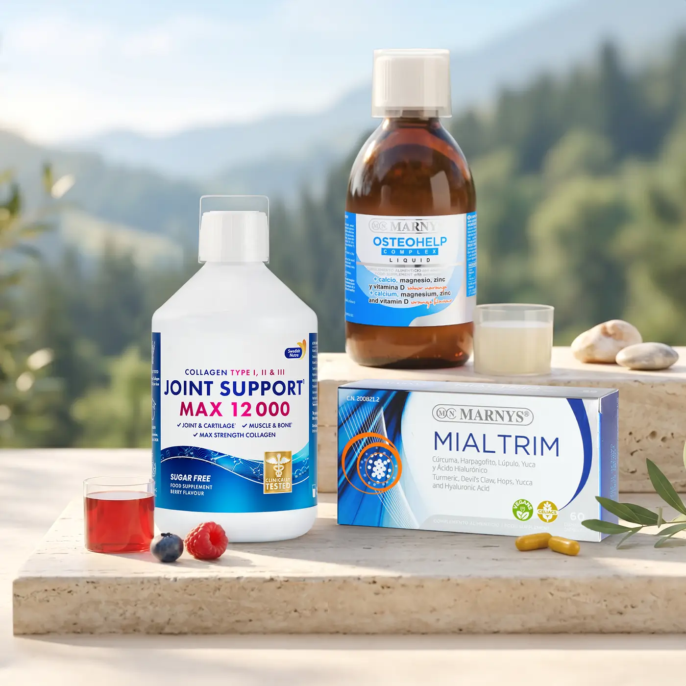 Articulații forte – pachet premium - joint support max - mialtrim - osteohelp complex
