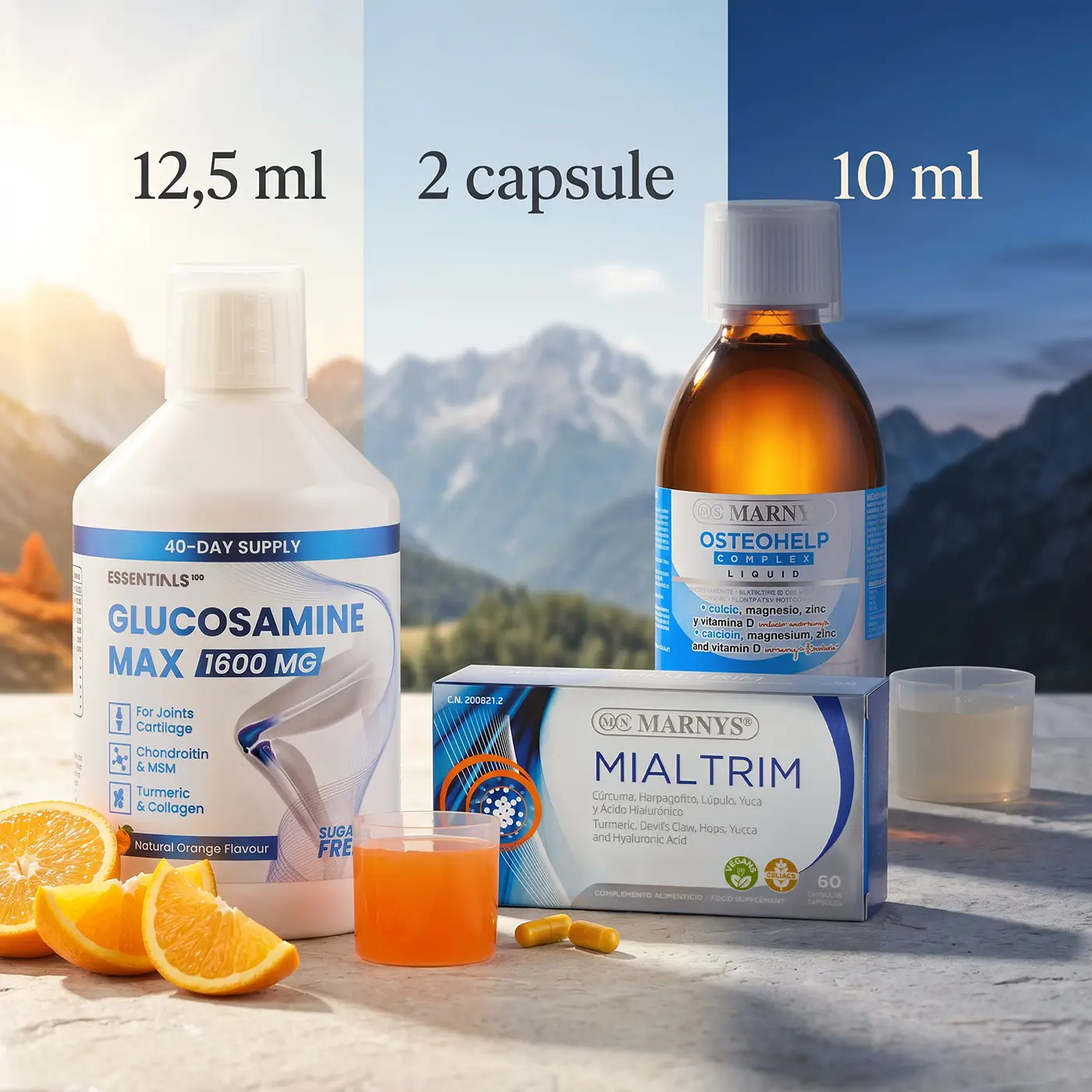 Mișcare liberă – trio articulații - cum se completează ingredientele din pachet Mișcare liberă – trio articulații - cum se completează ingredientele din pachet
