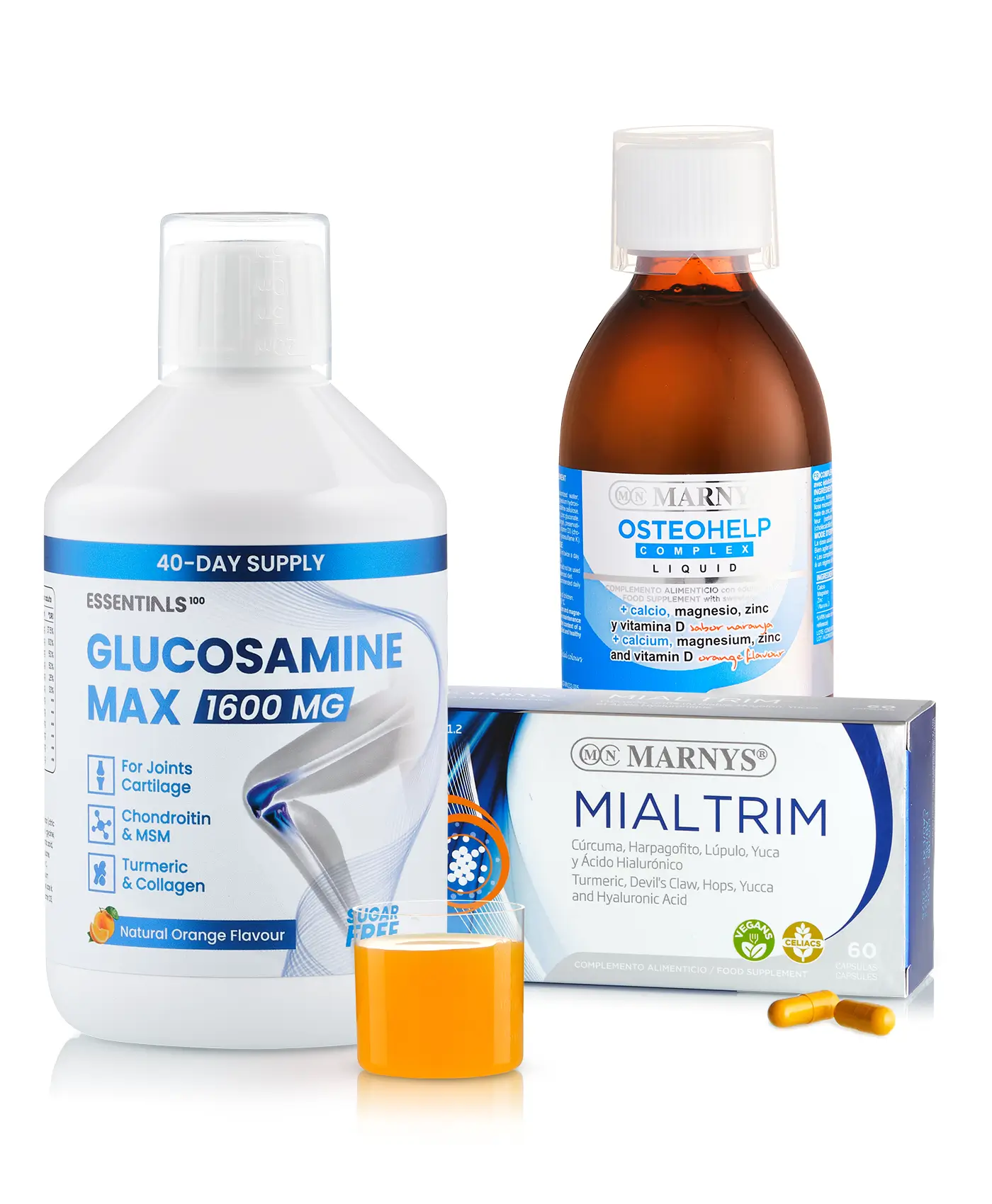 Mișcare liberă – trio articulații - mișcare liberă – trio articulații - glucosamine max, mialtrim si osteohelp complex