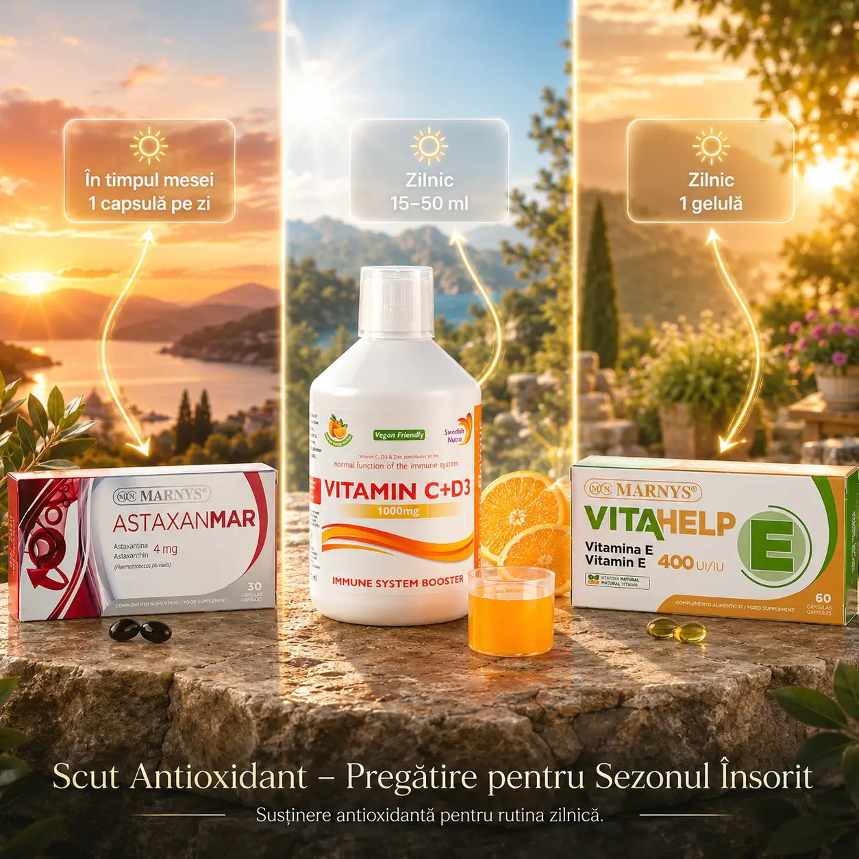 Scut antioxidant – pregătire pentru sezonul însorit - administrarescut antioxidant – pregătire pentru sezonul însorit - administrare