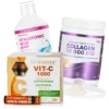 Strălucire din Interior – Trio Frumusețe cu Vitamina C Lipozomala, Colagen 10.000 pulbere și Acid Hialuronic