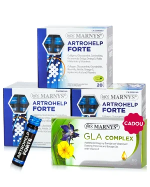 Flash Articulații - 3 cutii × Artrohelp Forte + Cadou GLA Complex 60 caps