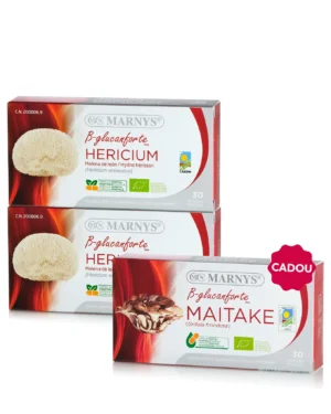 Flash Ciuperci Medicinale - 2 cutii × Hericium Coama Leului + Cadou Maitake Bio