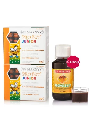 Flash Copii - 2 cutii × Protect Junior + Cadou Propolsaft 125 ml