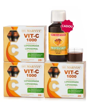 Flash Imunitate - 3 cutii × Vitamina C 1000mg + Cadou Propolsaft 125 ml
