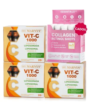 Flash Imunitate - 3 cutii × Vitamina C Lipozomala 1000mg + cadou