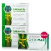 Flash Siluetă & Metabolism - 2 cutii × Drenacel Phytomarine (Garcinia + Fucus + Crom) + Cadou Chitomar Chitosan 720mg