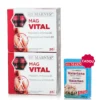 Flash Somn - 2 cutii × Magvital + Cadou Bomboane cu Valeriană
