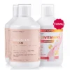 Flash Vegan - 2 sticle × Colagen Vegan 500ml + Cadou Multivitamine Essentials 500ml
